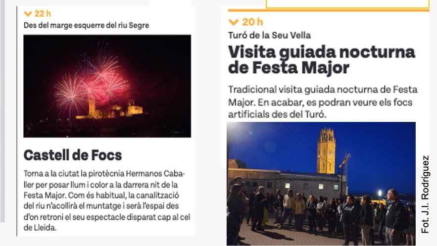Visita guiada nocturna de Festa Major a la Seu Vella 2026