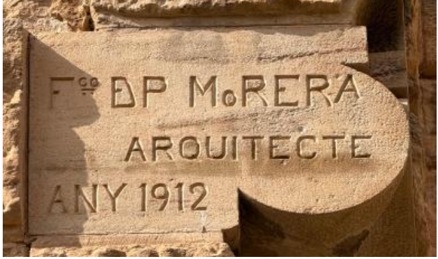 Placa Francesc de Paula Morera i Gatell